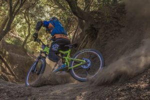 mountain bike riding mountains summer work